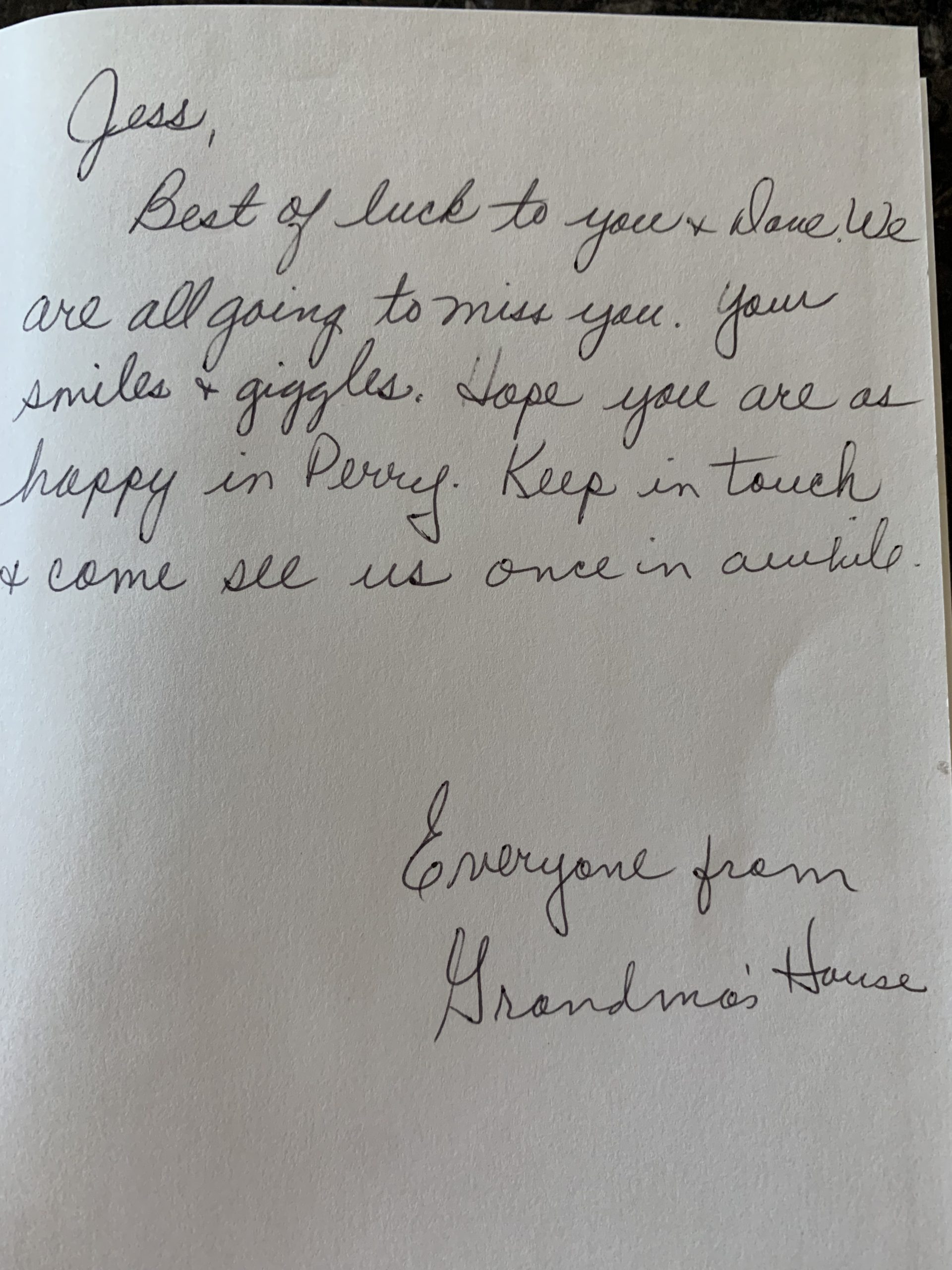 From a boss who gave me room to bloom. She encouraged and believed in me. She was thoughtful and appreciative. She was a great role model.