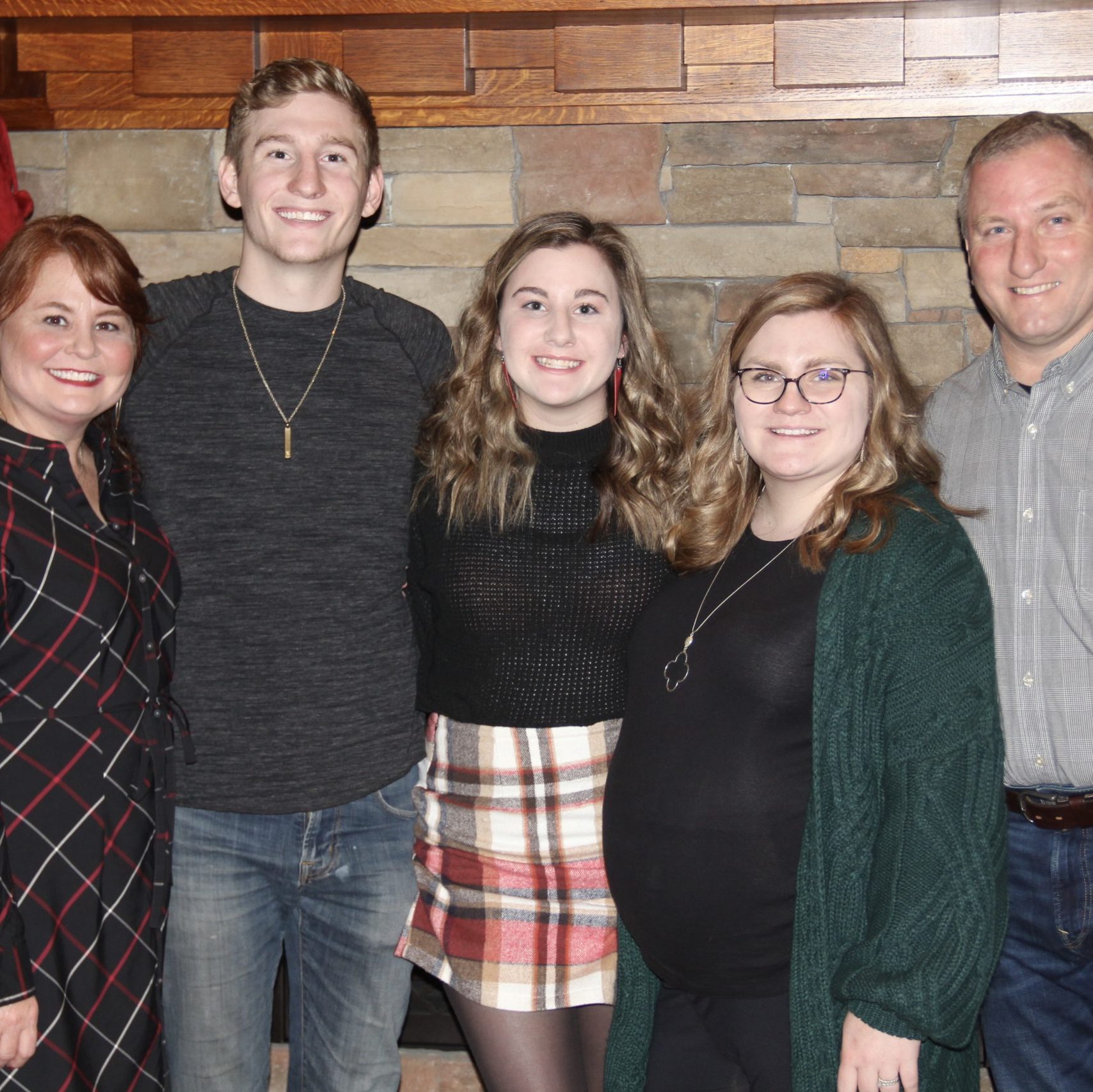 5 of the Waite 6; Mama Waite, Andrew, Emily, Sarah and Dad