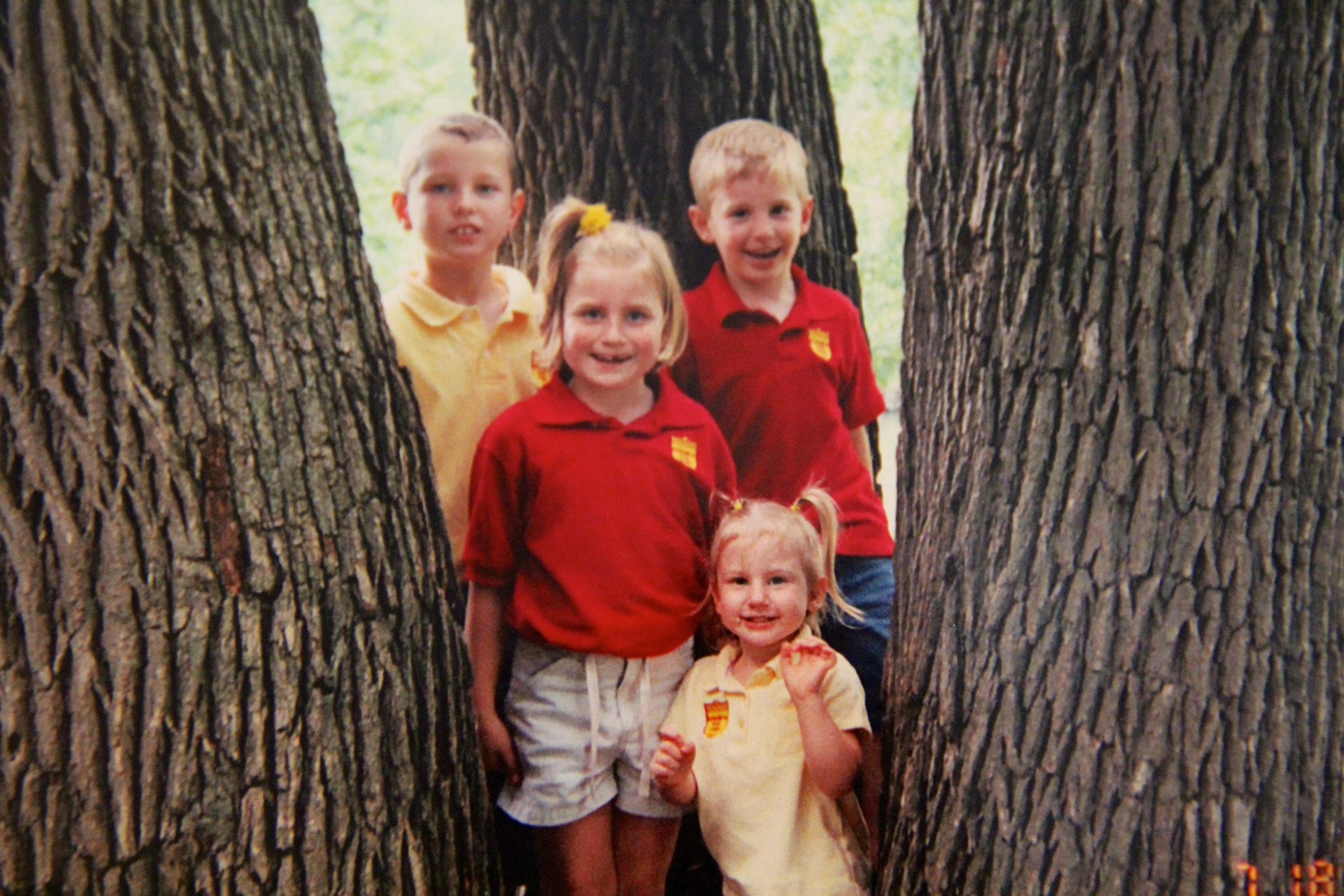 At the Omaha Zoo. Our move to Omaha meant opening the first out of state Fareway store. Most in Nebraska didn't know what Fareway was. So we often had the kids wearing logo'd clothing.