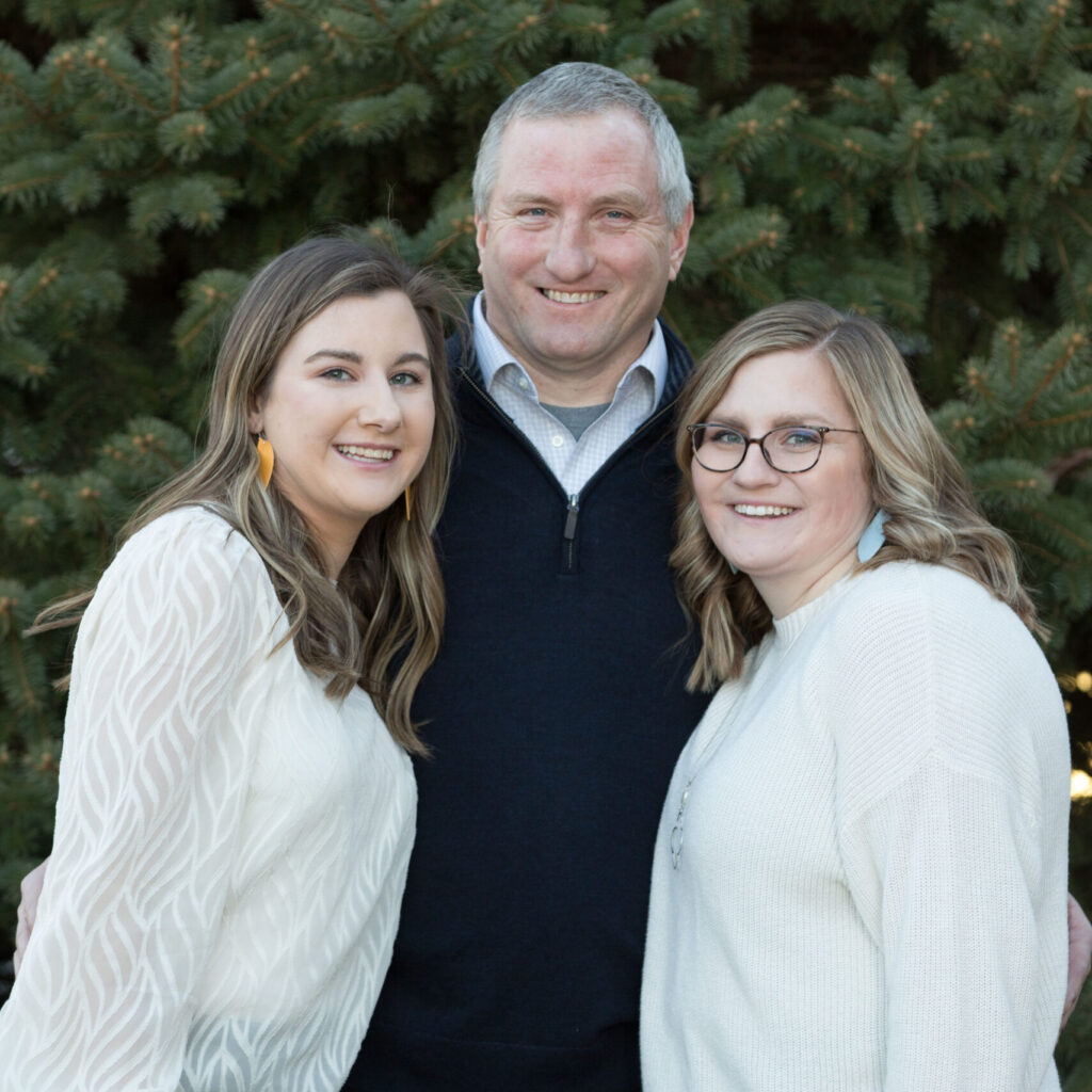 Dave and the girls.