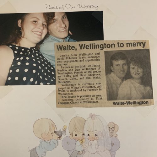 Goodness, the good ole days of wedding announcements in the paper.