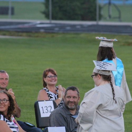 Flipping of the tassel