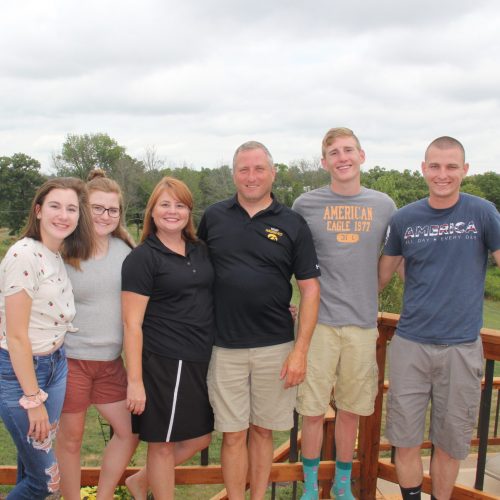 One of the latest Waite 6 pics. August of 2019. Emily, Sarah, Mom and Dad, Andrew and Ryan