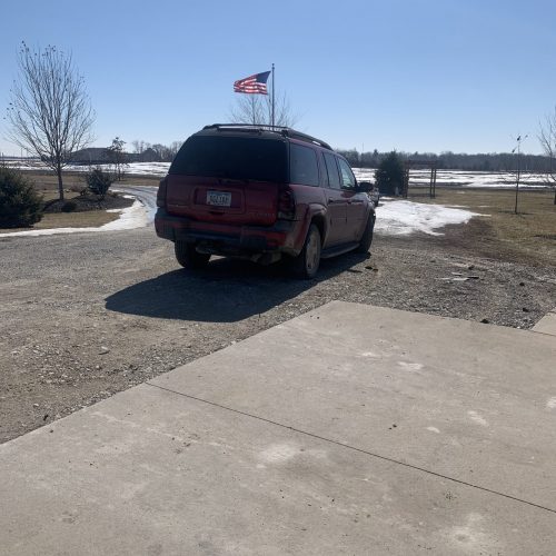 She was a sweet ride and part of the family for 18 years. All four kids learned how to drive with her and she has the dents and scratches to prove it.